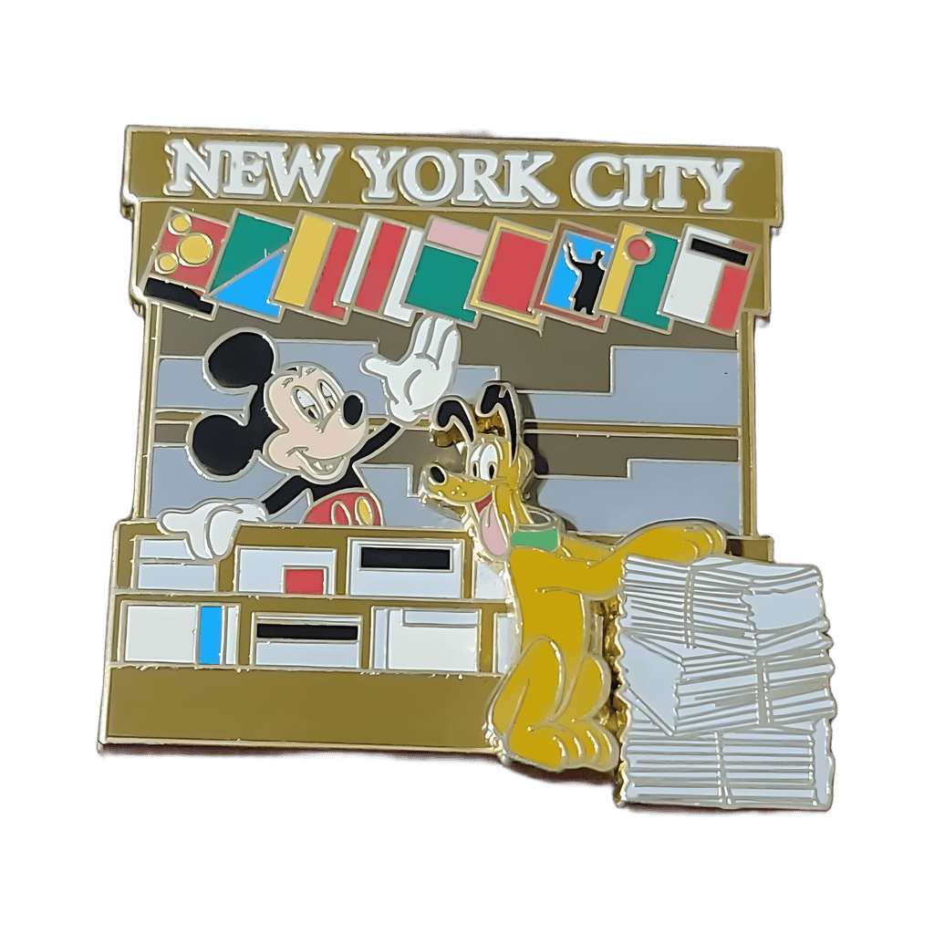 Mickey and Pluto Newsstand Disney pin