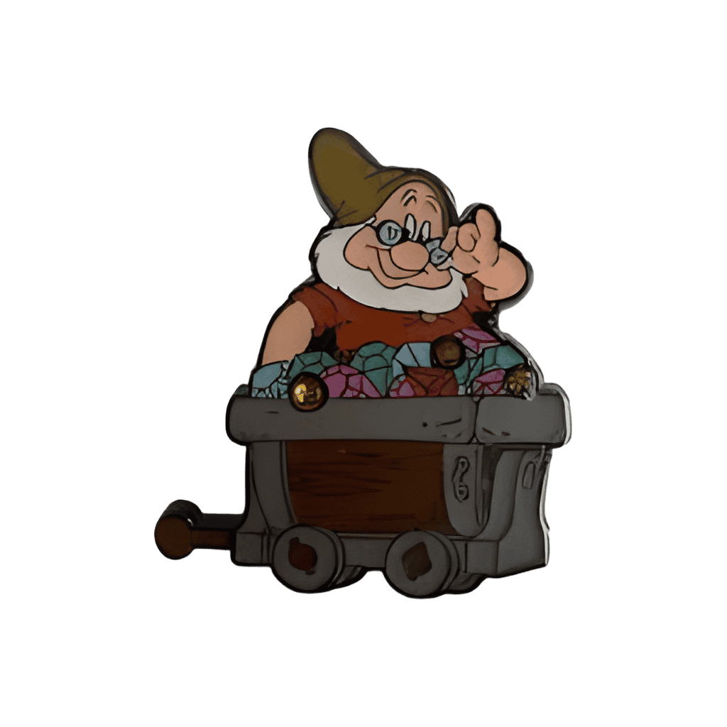 Doc train cart Disney pin