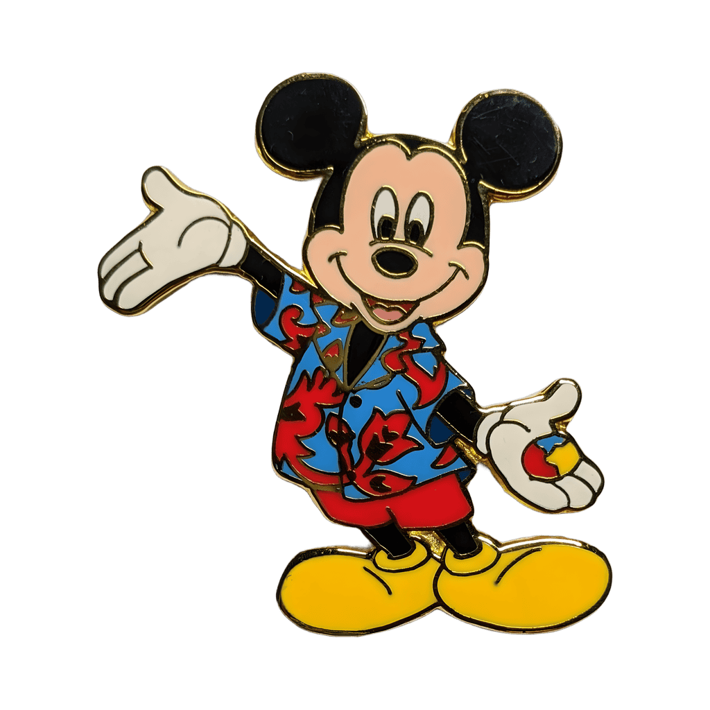 Mickey Mouse in a Hawaiian Shirt Disney pin
