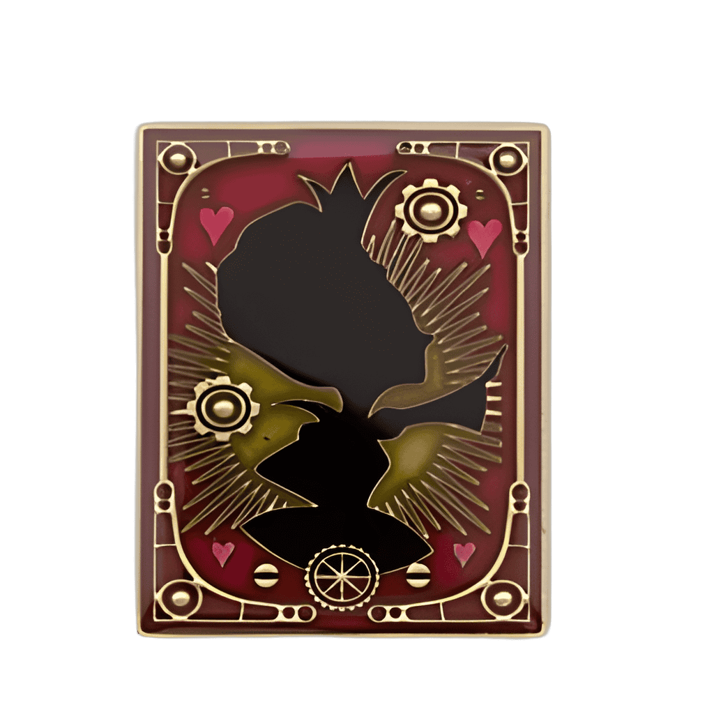 Red Queen pin Disney pin