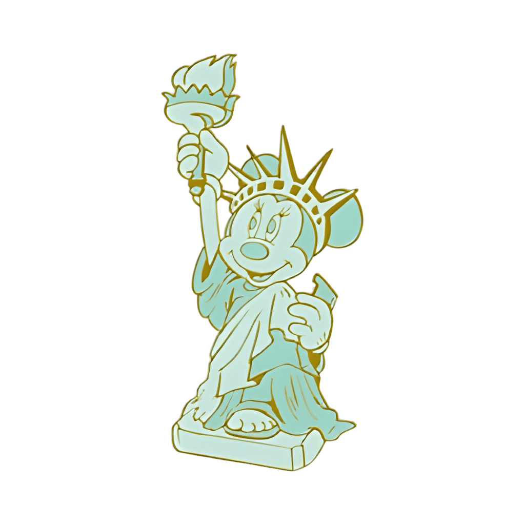Minnie Mouse as the Statue of Liberty Disney pin