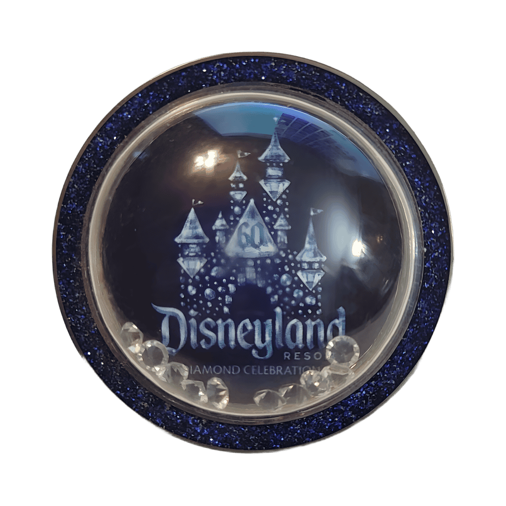 Domed 60th Jeweled Castle Disney pin