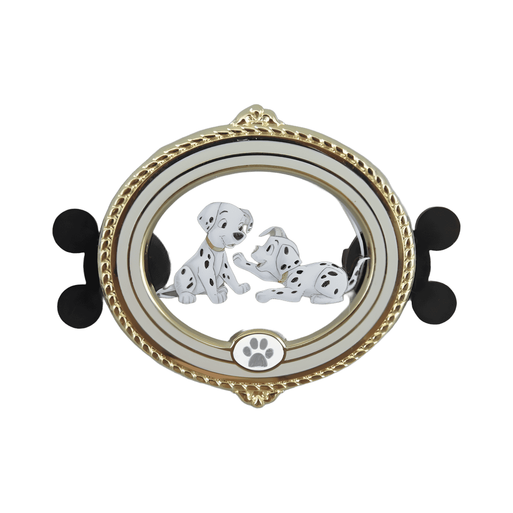 Dalmatian Puppies Glass Oval Disney pin