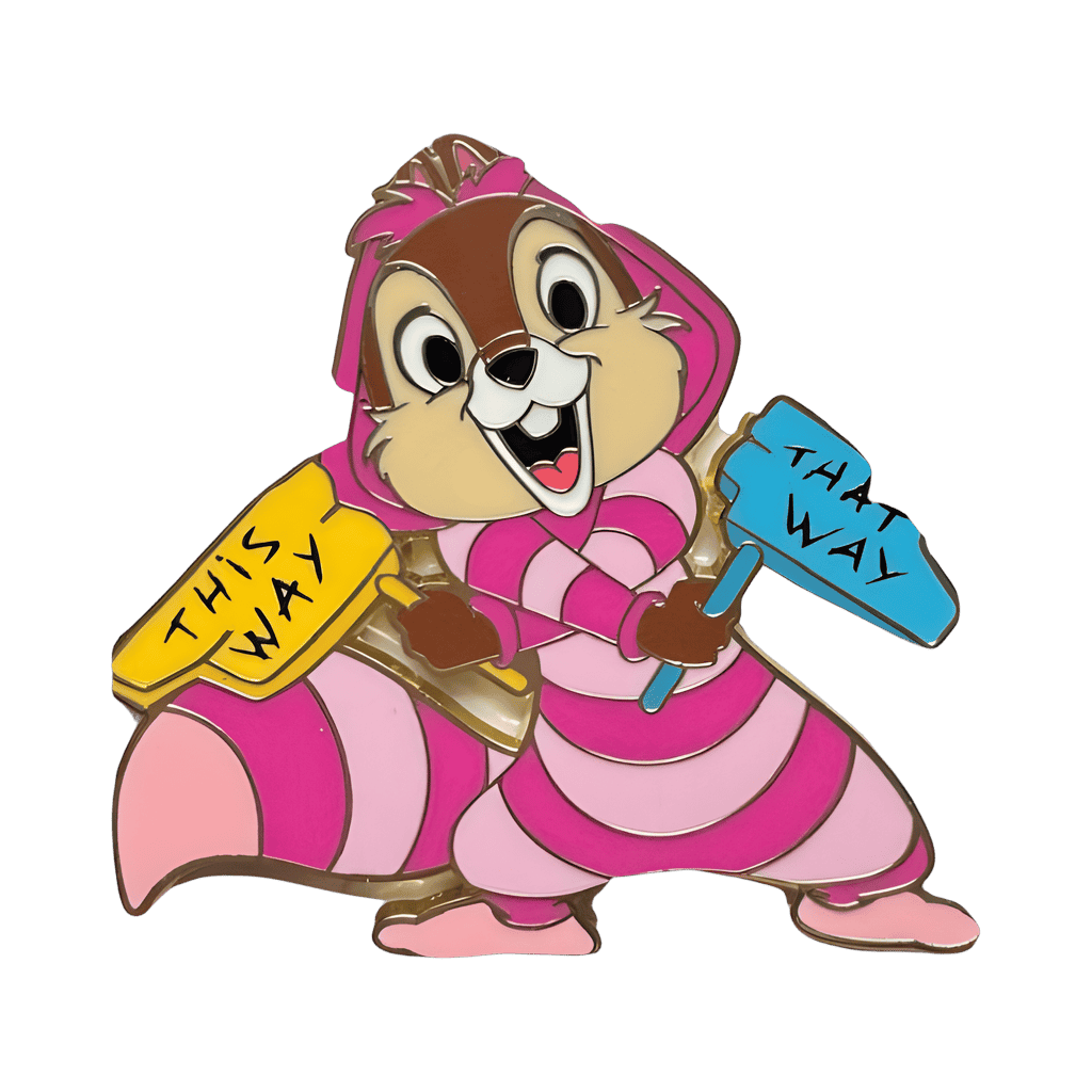Chip as the Cheshire Cat Disney pin