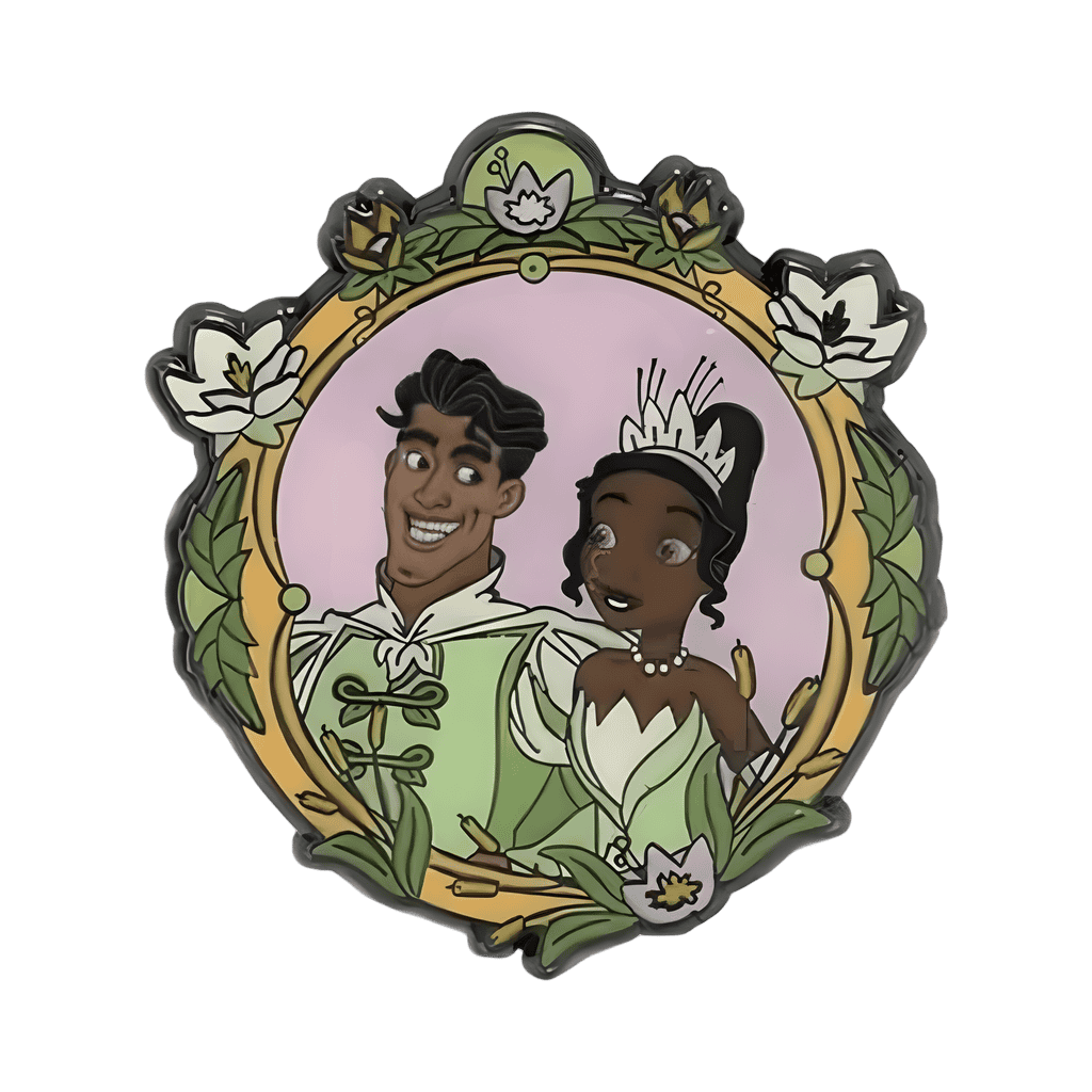 Tiana and Prince Naveen Disney pin