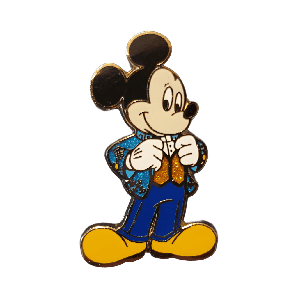 Mickey Mouse with Blue Jacket and Golden Vest Disney pin