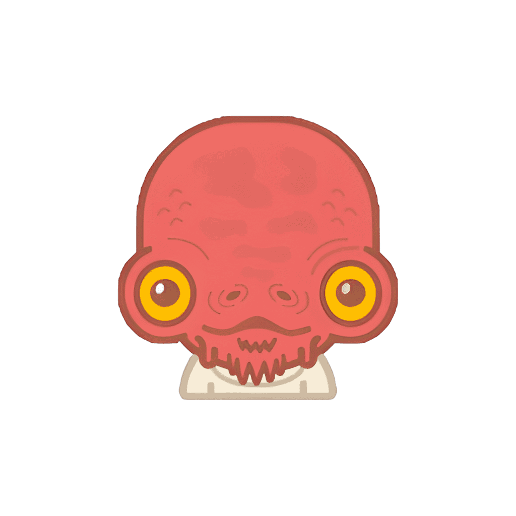 Admiral Ackbar Disney pin