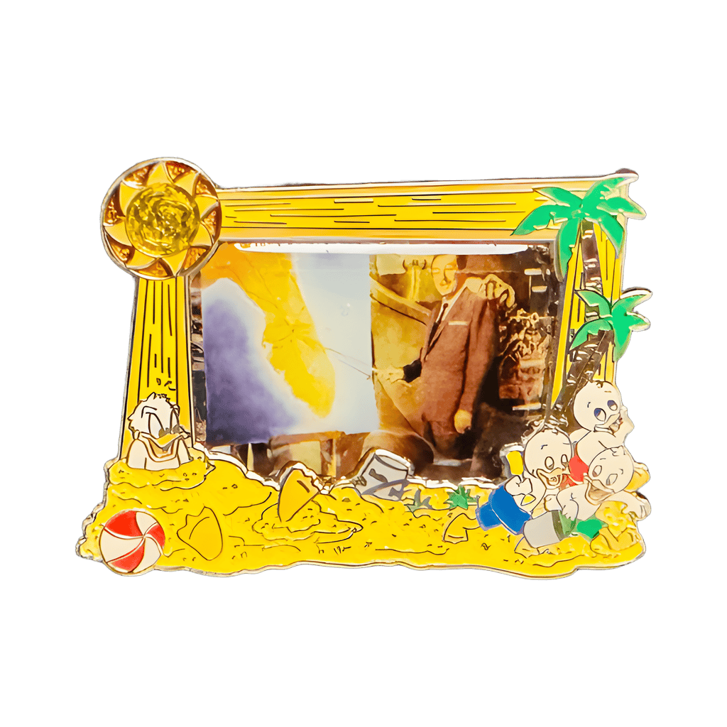 Donald, Huey, Dewey, and Louie at the Beach - Florida Map Disney pin