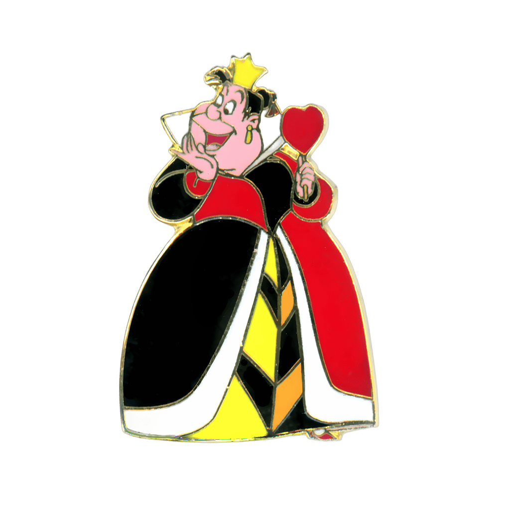 Delighted Queen of Hearts Disney pin