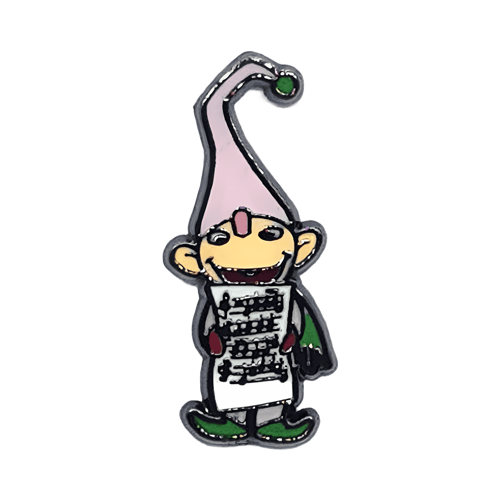 Santa's pink elf Disney pin