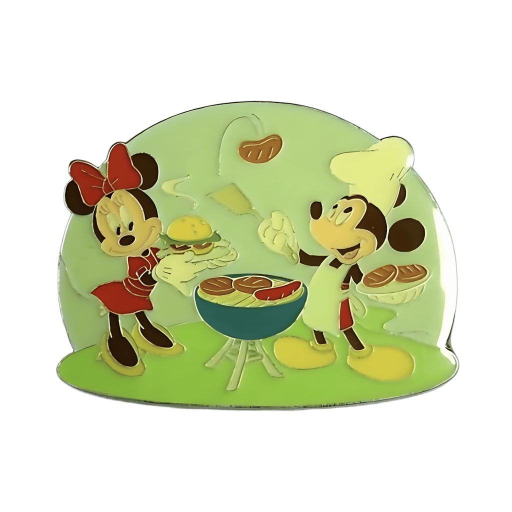 Mickey and Minnie Disney pin