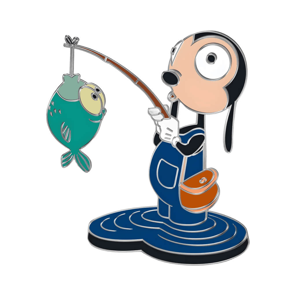A Goofy Movie 30th Anniversary - Fishing Bobblehead Disney pin
