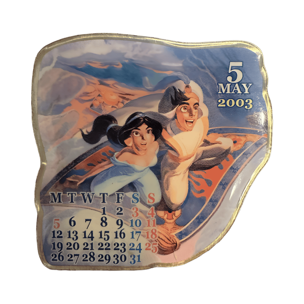 Aladdin and Jasmine on Magic Carpet - May Disney pin