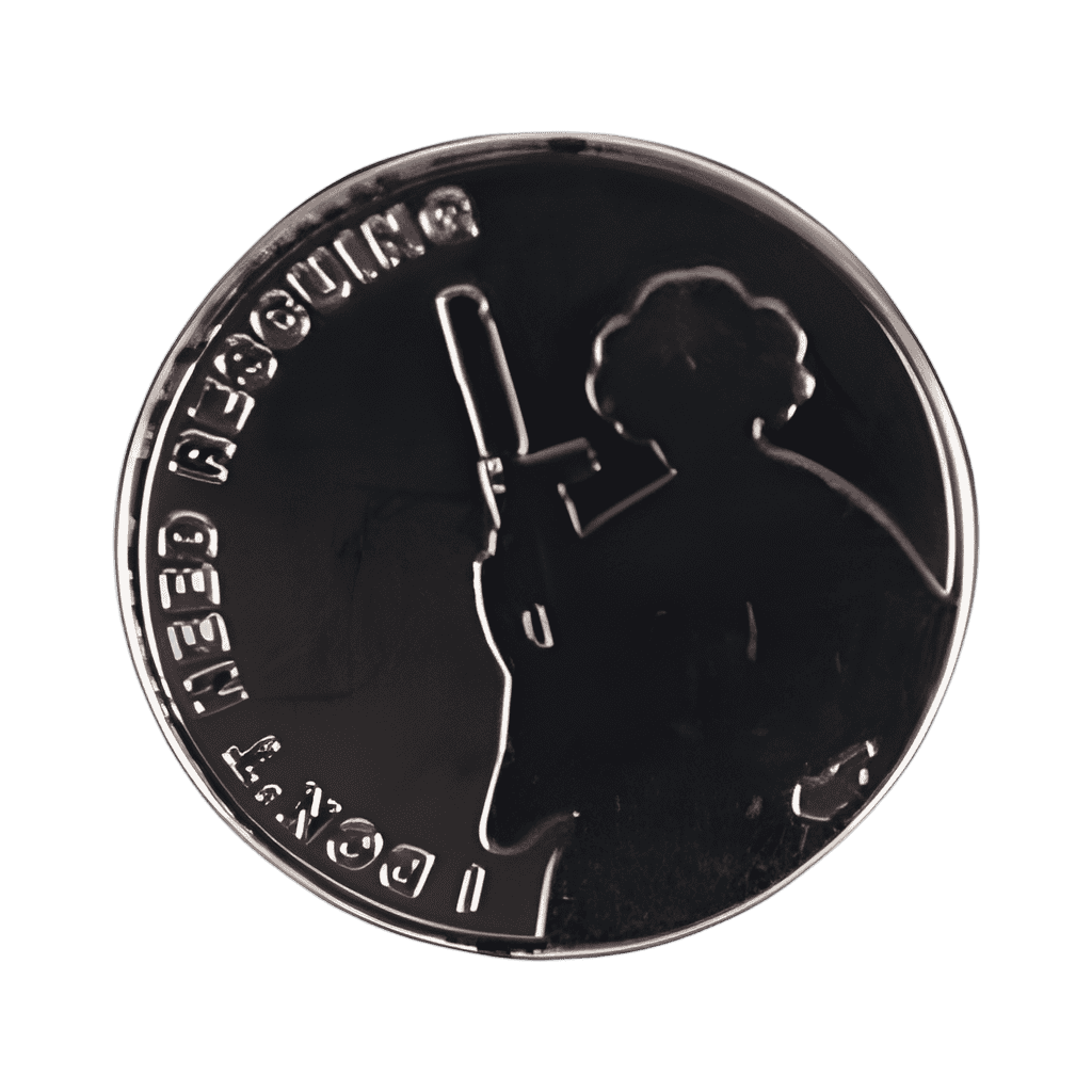 Princess Leia Silhouette Disney pin