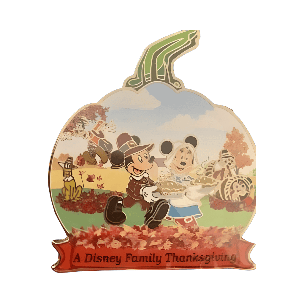 Pilgrim Mickey and Minnie Disney pin