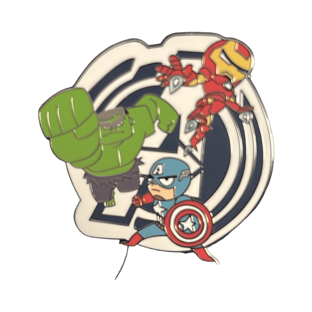 Avengers Family Cartoon circle marvel pin Disney pin