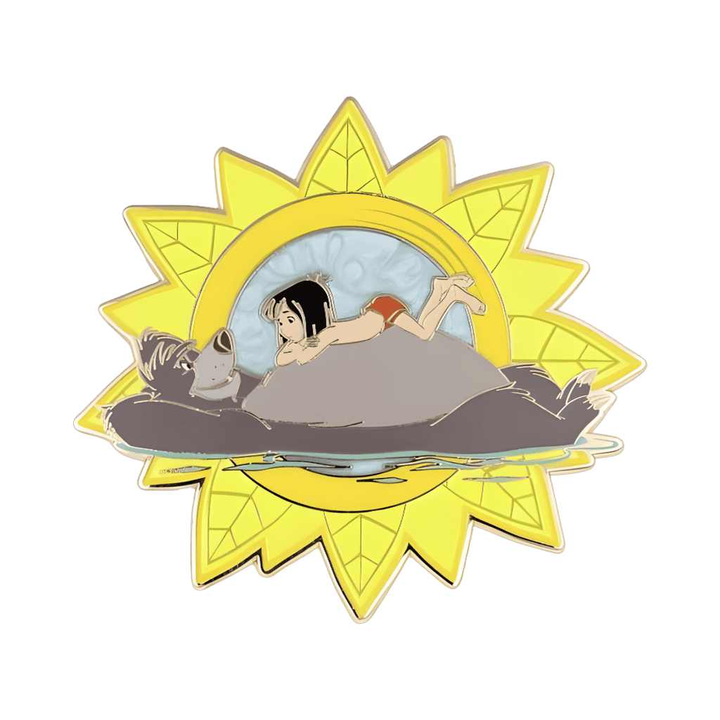 Mowgli and Baloo Disney pin