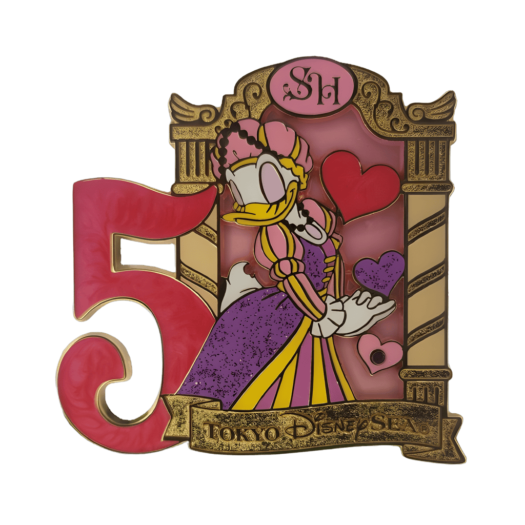 5th Anniversary - Season of the Heart/Princess Daisy Duck Disney pin
