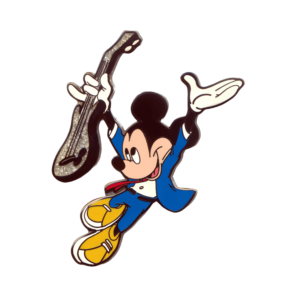 #6 - Mickey Mouse Holding a Guitar Disney pin