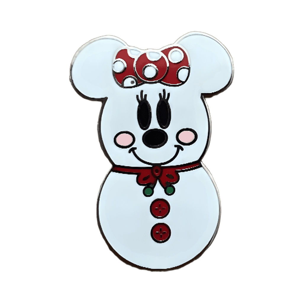 Mickey and Minnie as Snowmen Disney pin