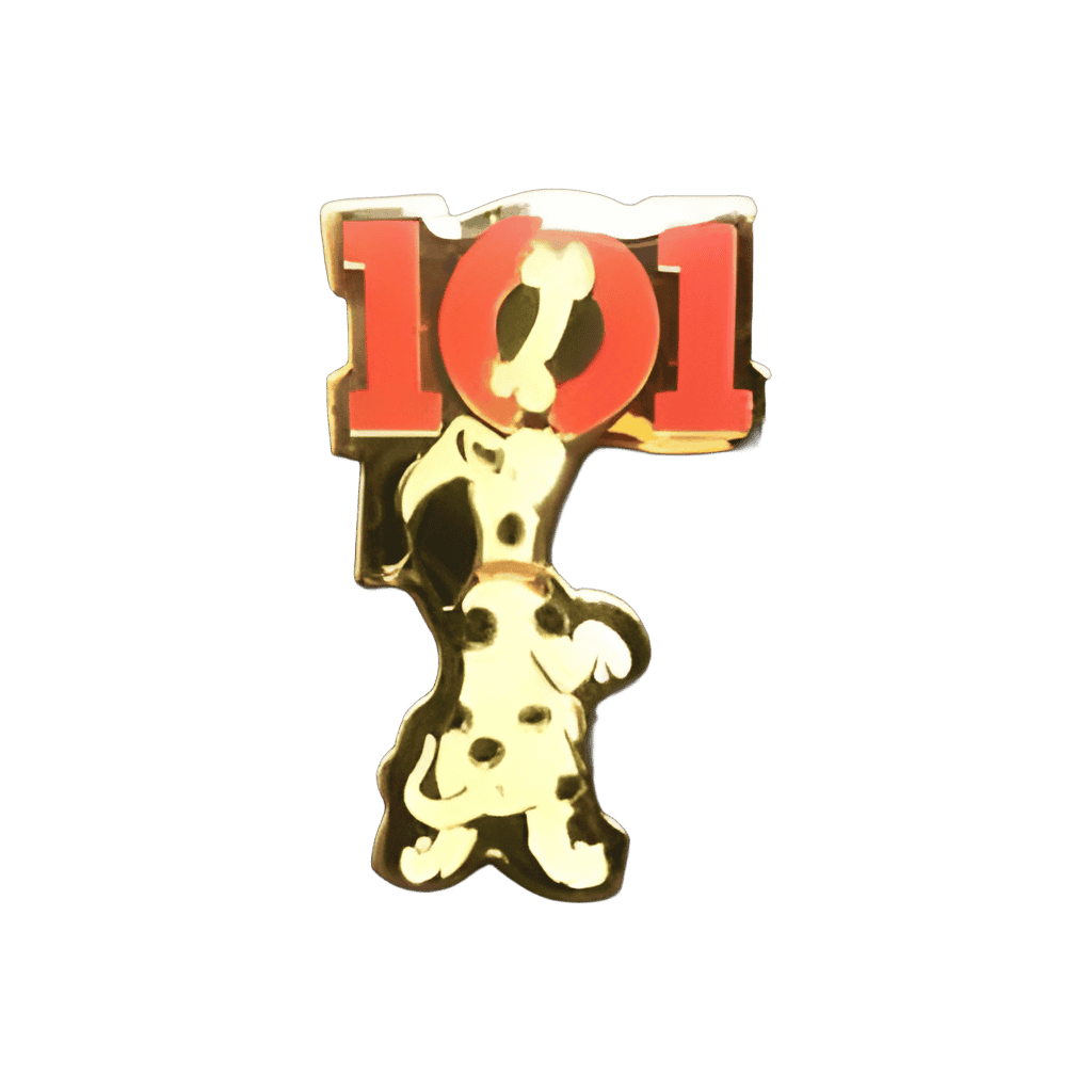 101 Dalmatians Puppy (Red) Disney pin