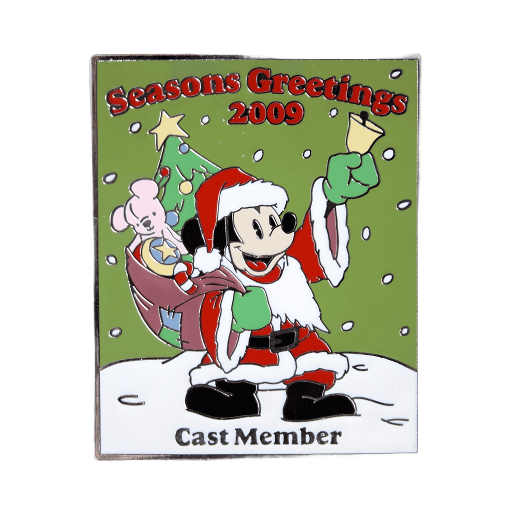 2009 Santa Mickey Disney pin