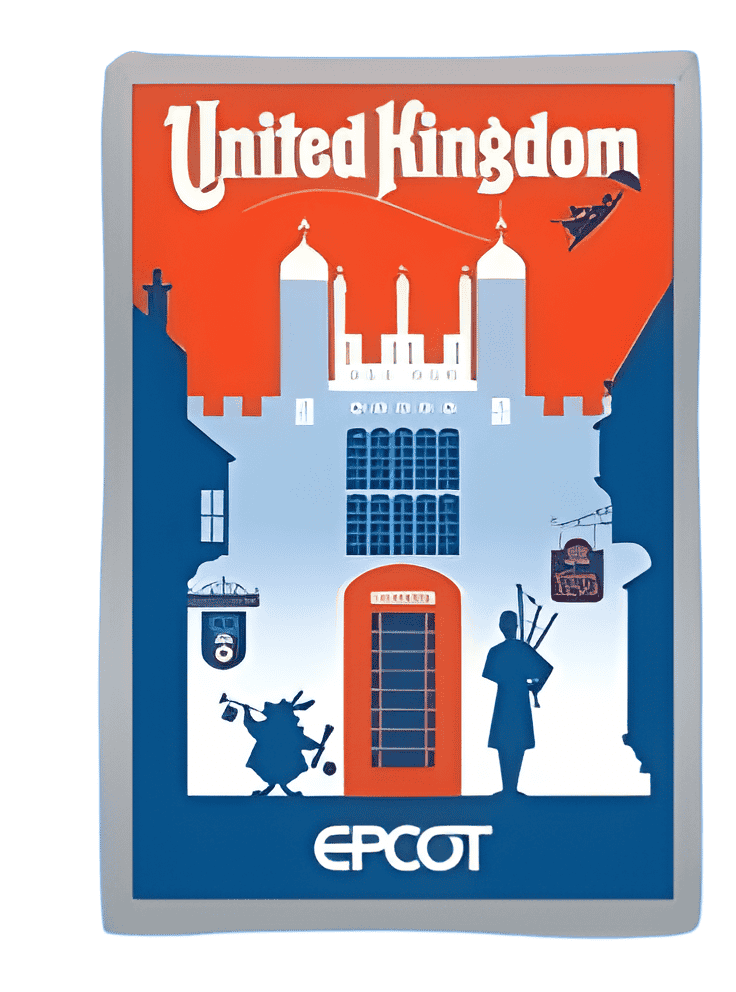 United Kingdom Disney pin