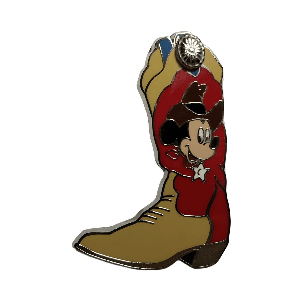 Mickey Mouse Cowboy Boot Disney pin