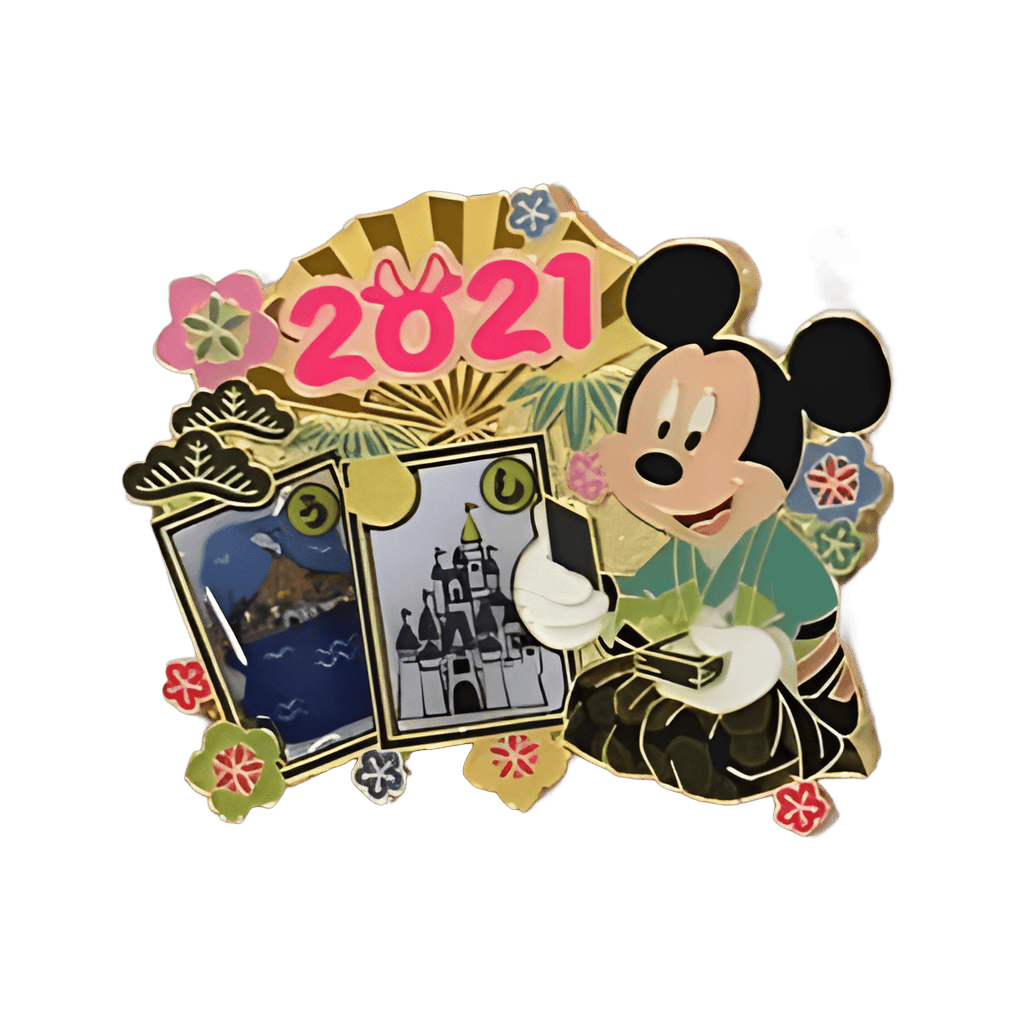 Mickey with Karuta Playing Cards Disney pin