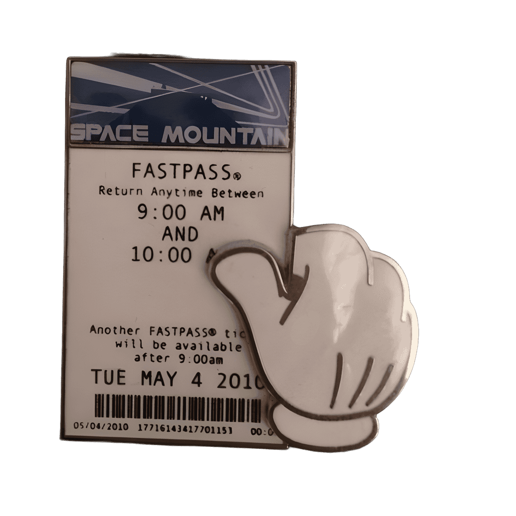 Space Mountain Disney pin