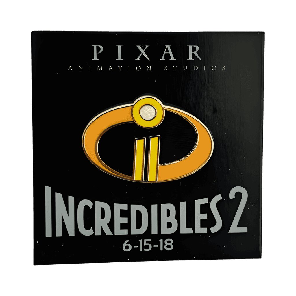 Pixar Animation Studio Store/ Incredibles ii dated logo Disney pin