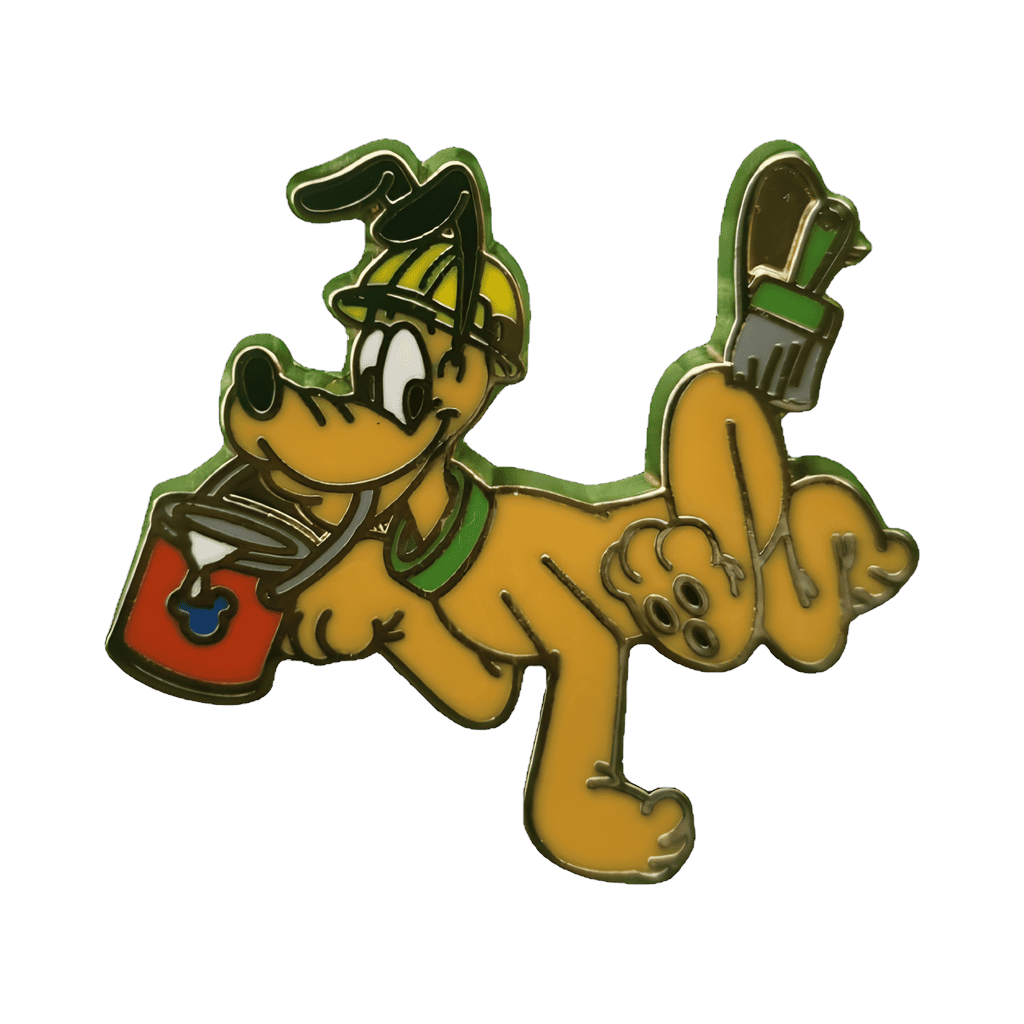 Pluto as Construction Worker Disney pin