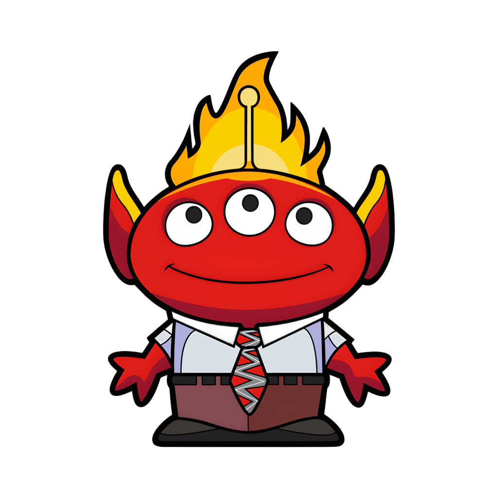 Anger #416 Disney pin
