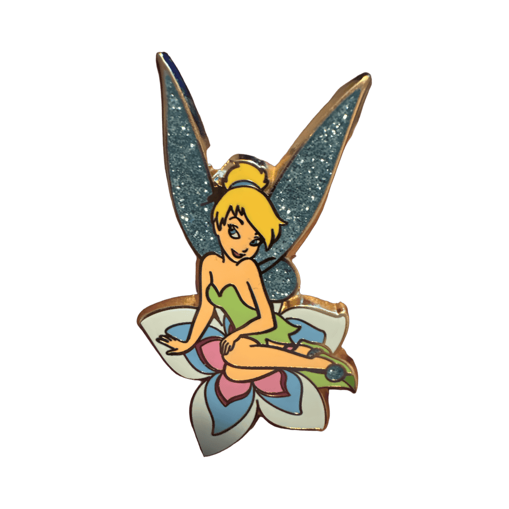 Tinker Bell Blue Flower Disney pin