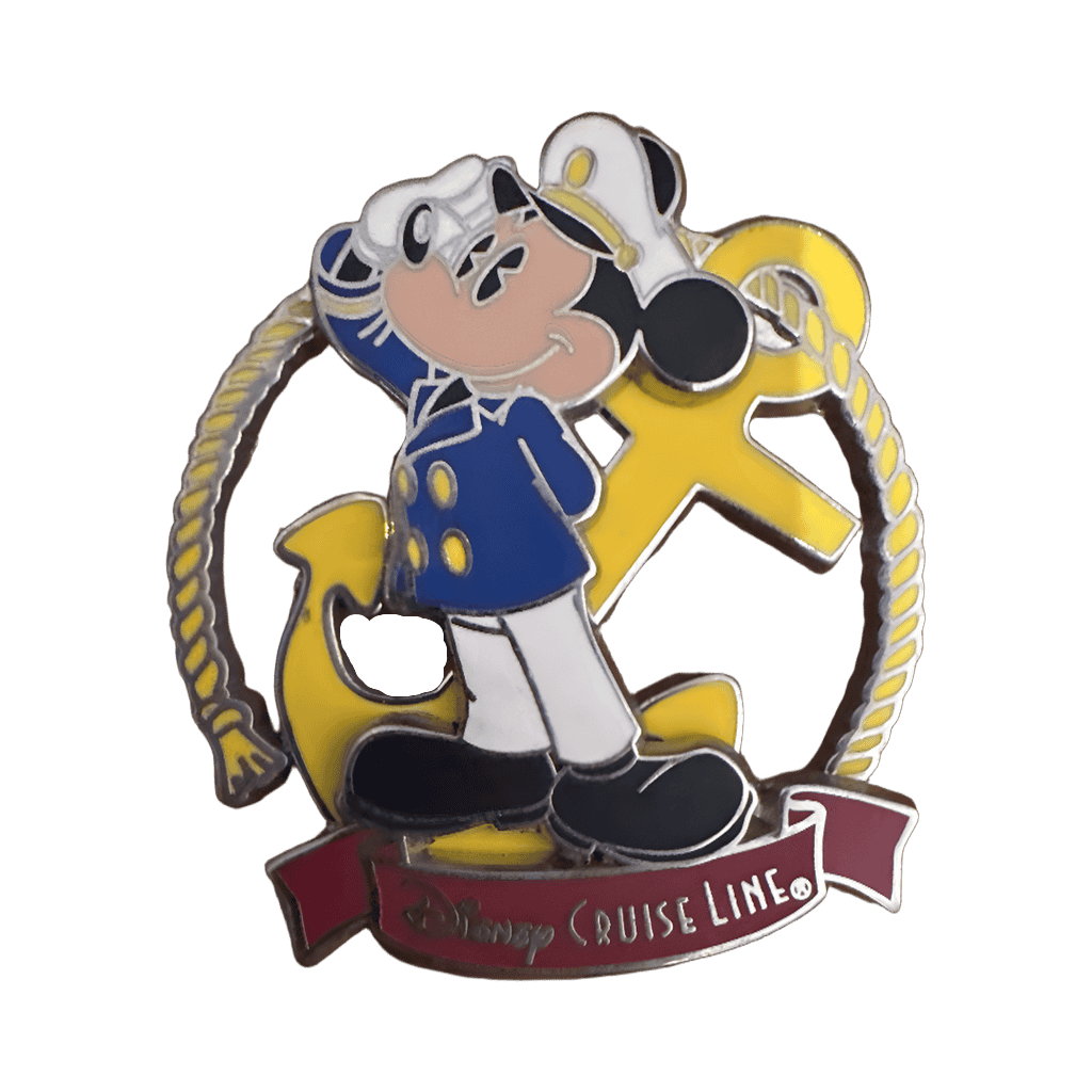 Captain Mickey with anchor Disney pin