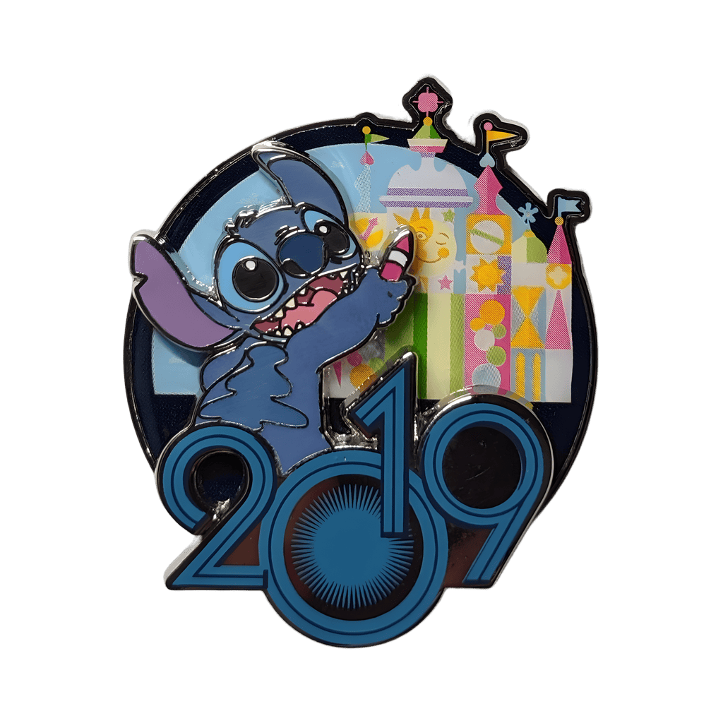 Stitch Coloring Small World Facade Disney pin