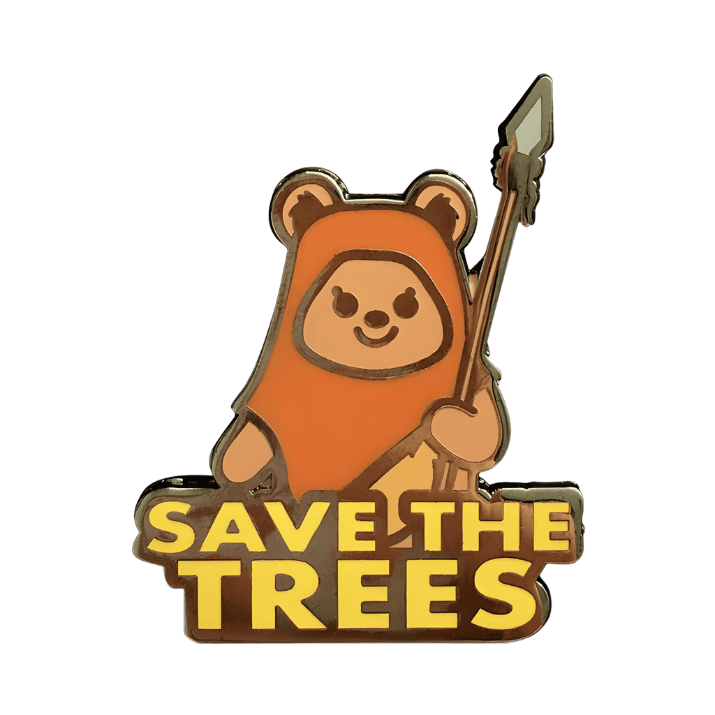 Wicket Save the Trees Disney pin