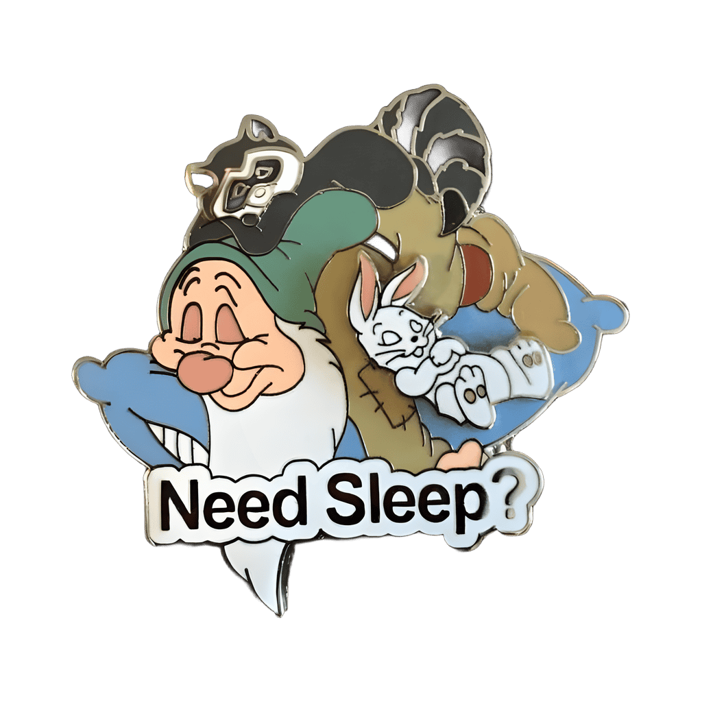 Dwarf Sleepy Need Sleep? Disney pin
