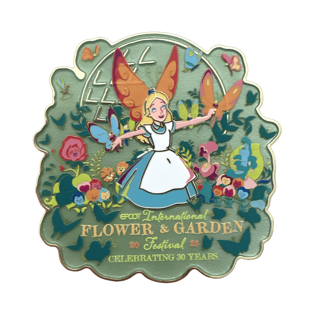 Alice and Butterflies Disney pin