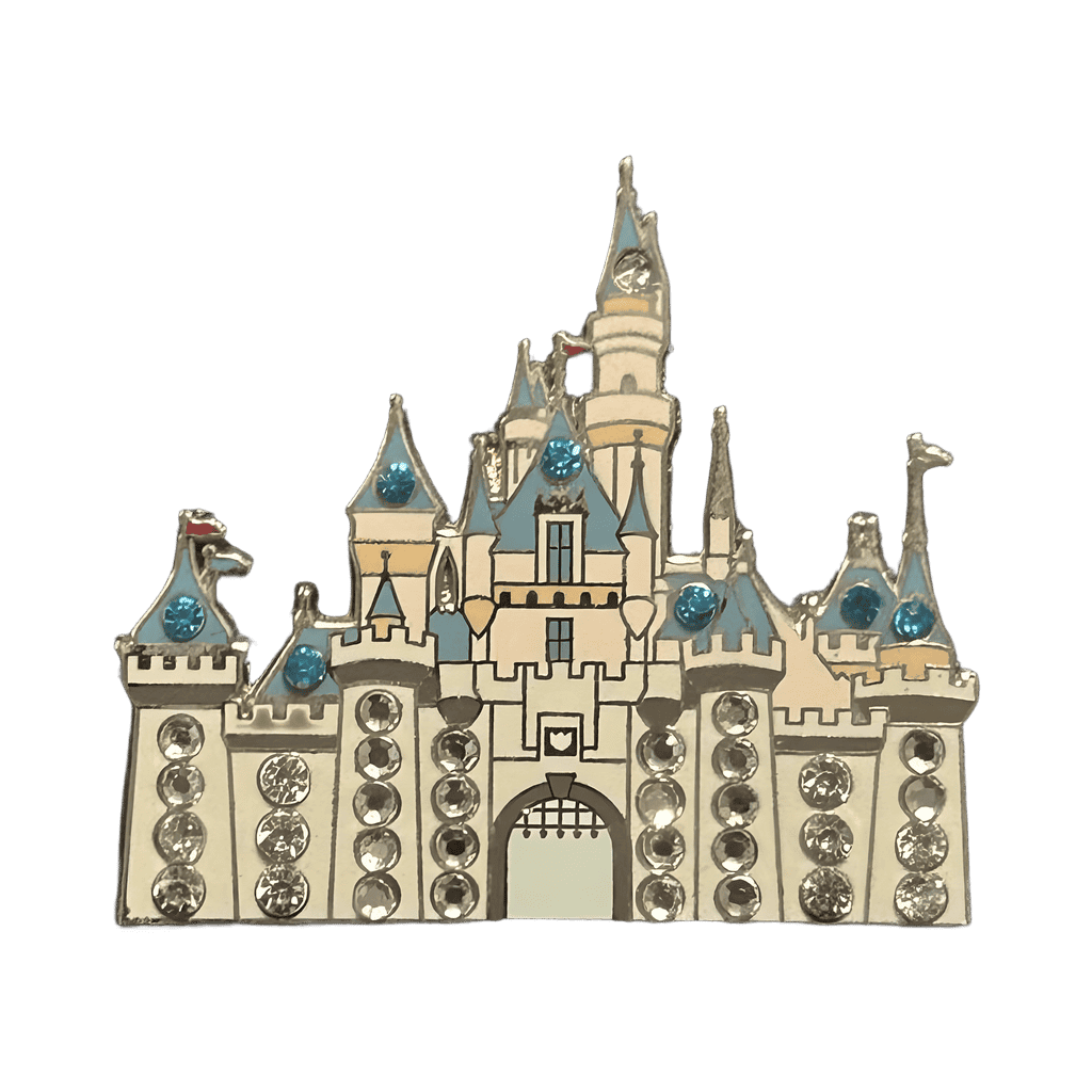 Jeweled Sleeping Beauty Castle Disney pin