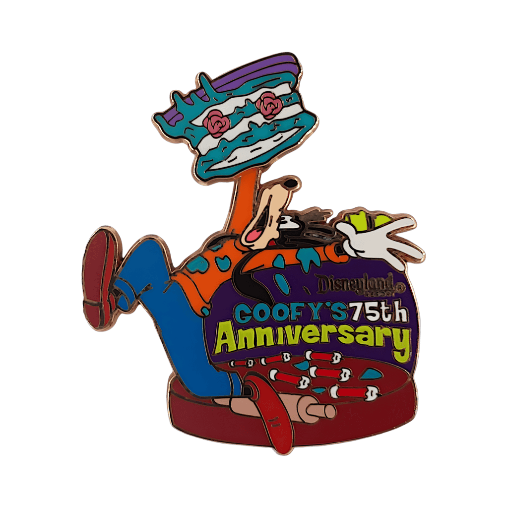 Goofy's 75th Anniversary Disney pin