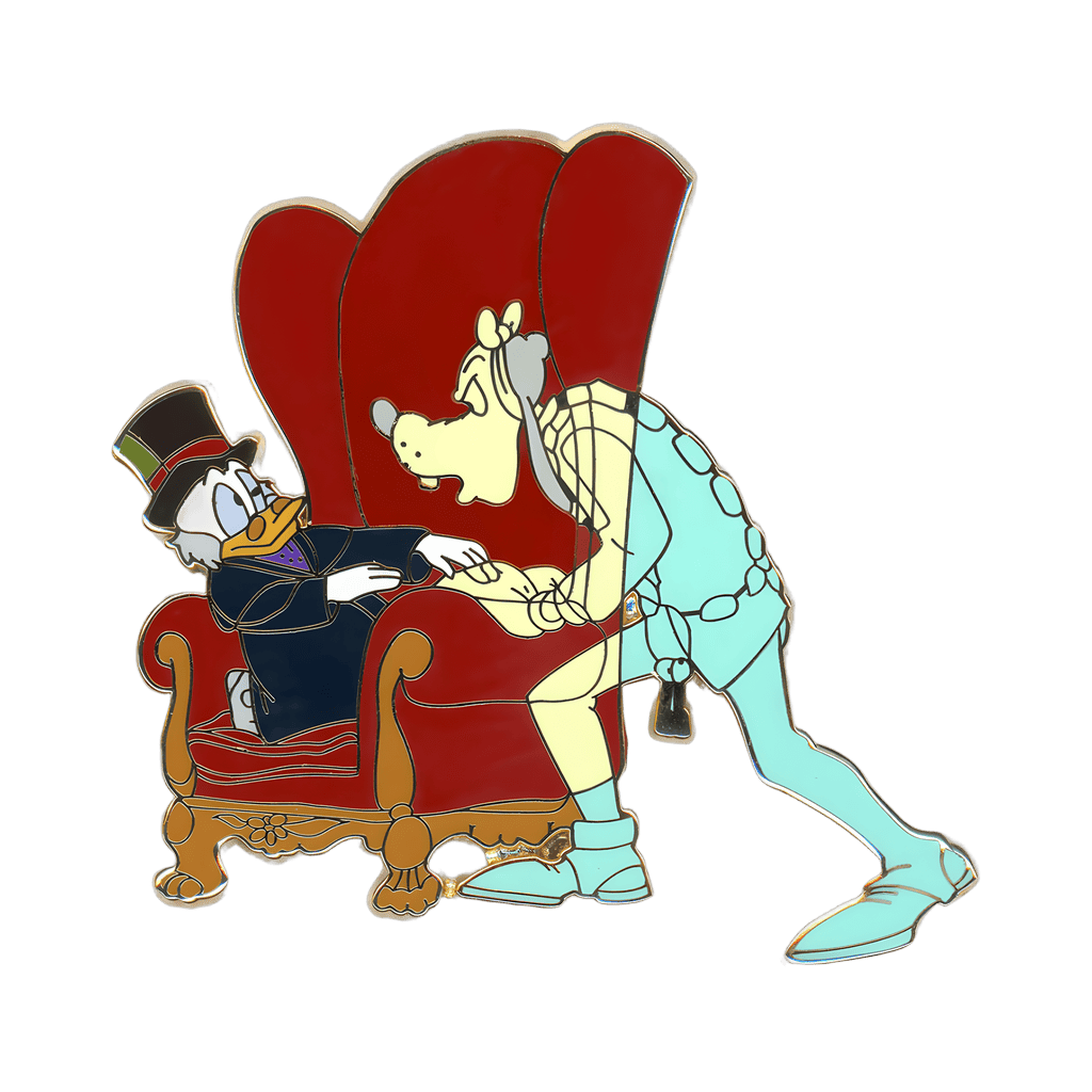 “Jacob Marley” Goofy and Scrooge Disney pin