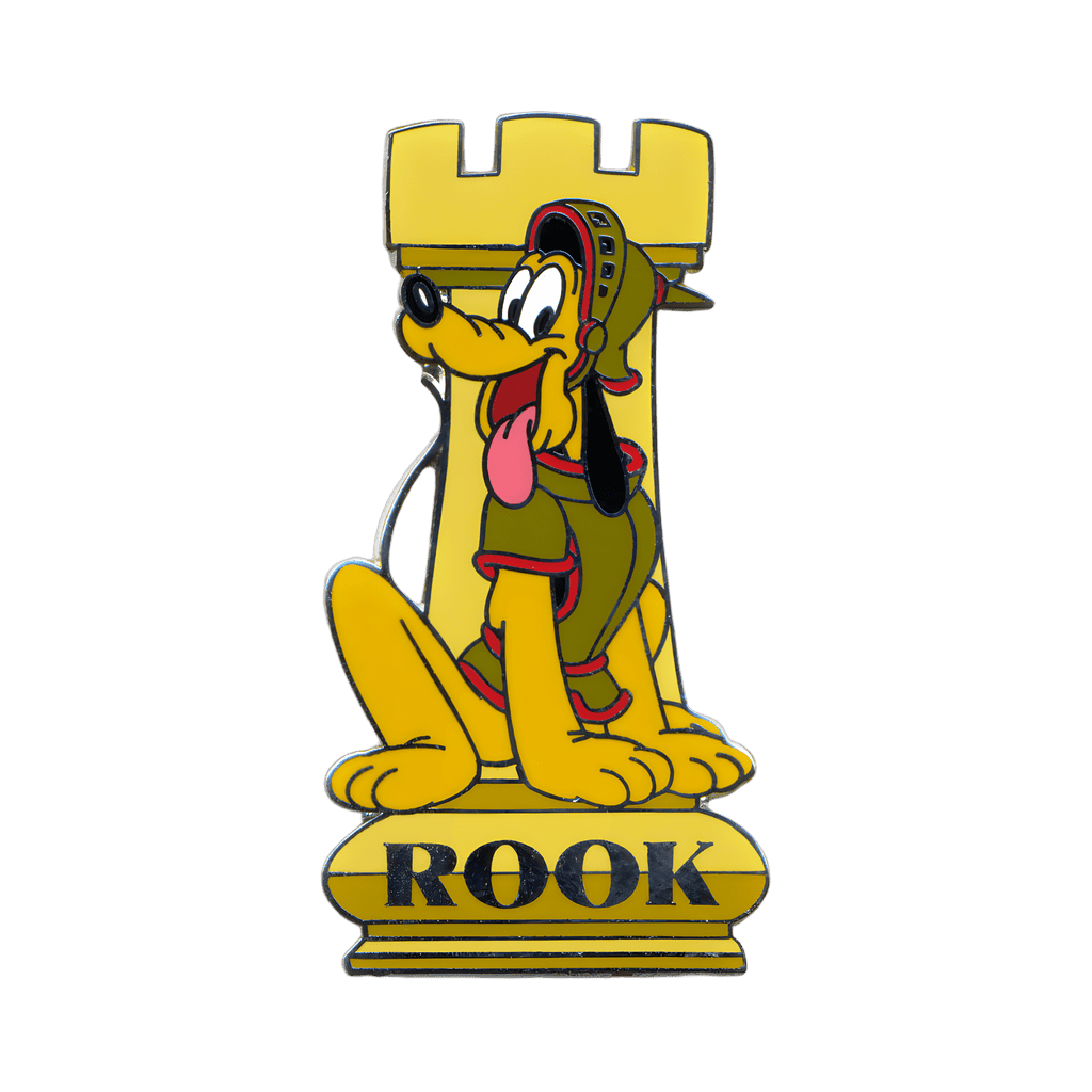 Pluto - Gold Rook Disney pin