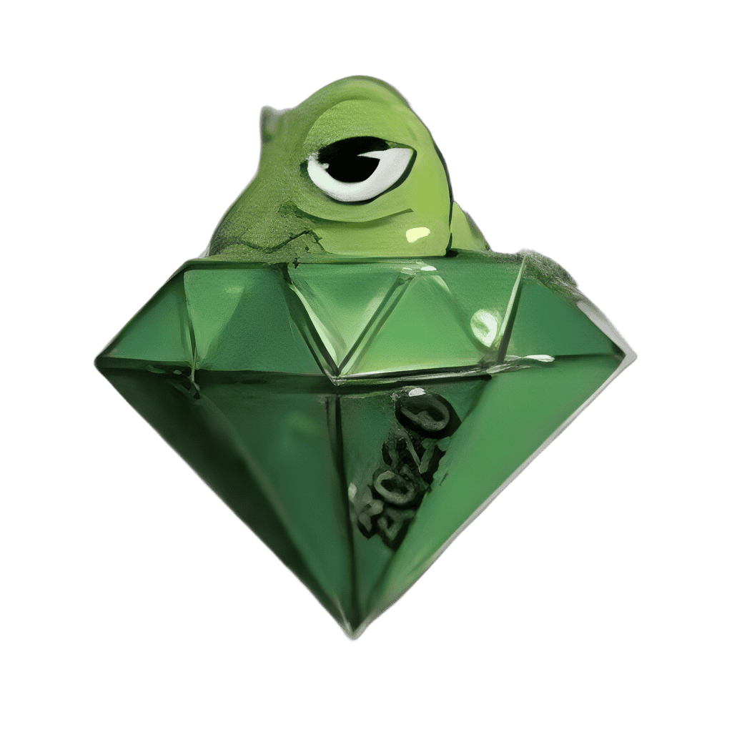 We're All Green Here Emeralds Boxed Set - Mike Wazowski Disney pin