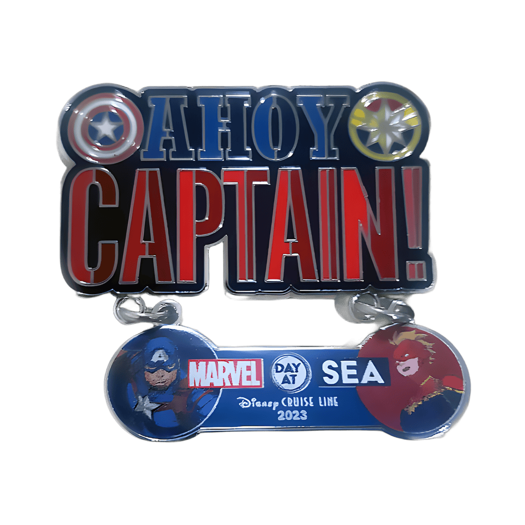 Captain America / Captain Marvel Disney pin