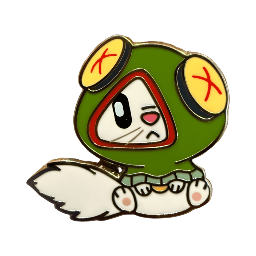 Marcel in Frog Mask Disney pin