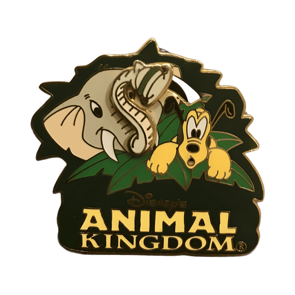 Pluto with Elephant Slider Disney pin