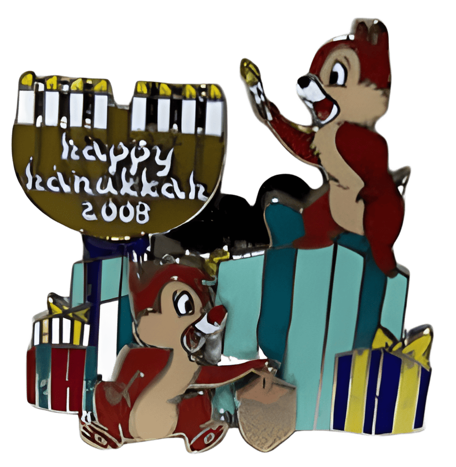 Happy Hanukkah 2008 Disney pin