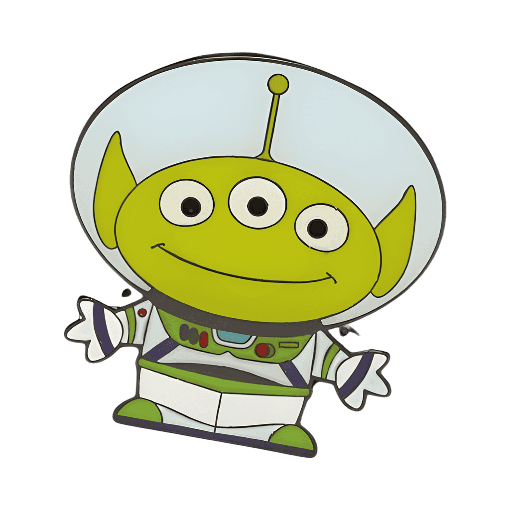 Alien as Buzz Lightyear Disney pin