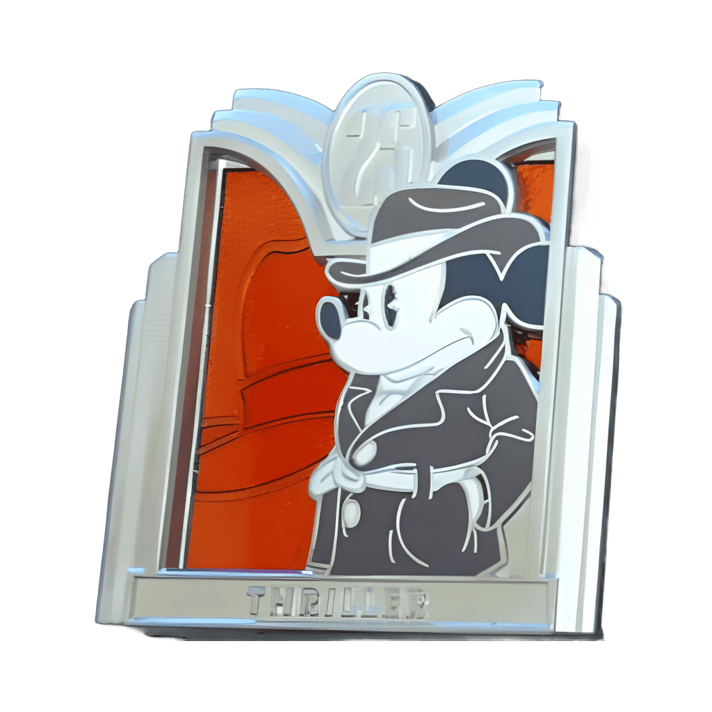 Boxed Golden Age of Hollywood Genres Set - Mickey (Thriller) Disney pin